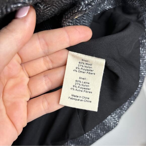 L'agence Fable Double-breasted Wool-blend Vest In Grey - Picture 5 of 7